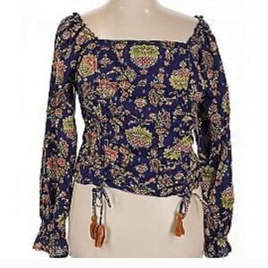 Anthropologie Women's multi Crop-top